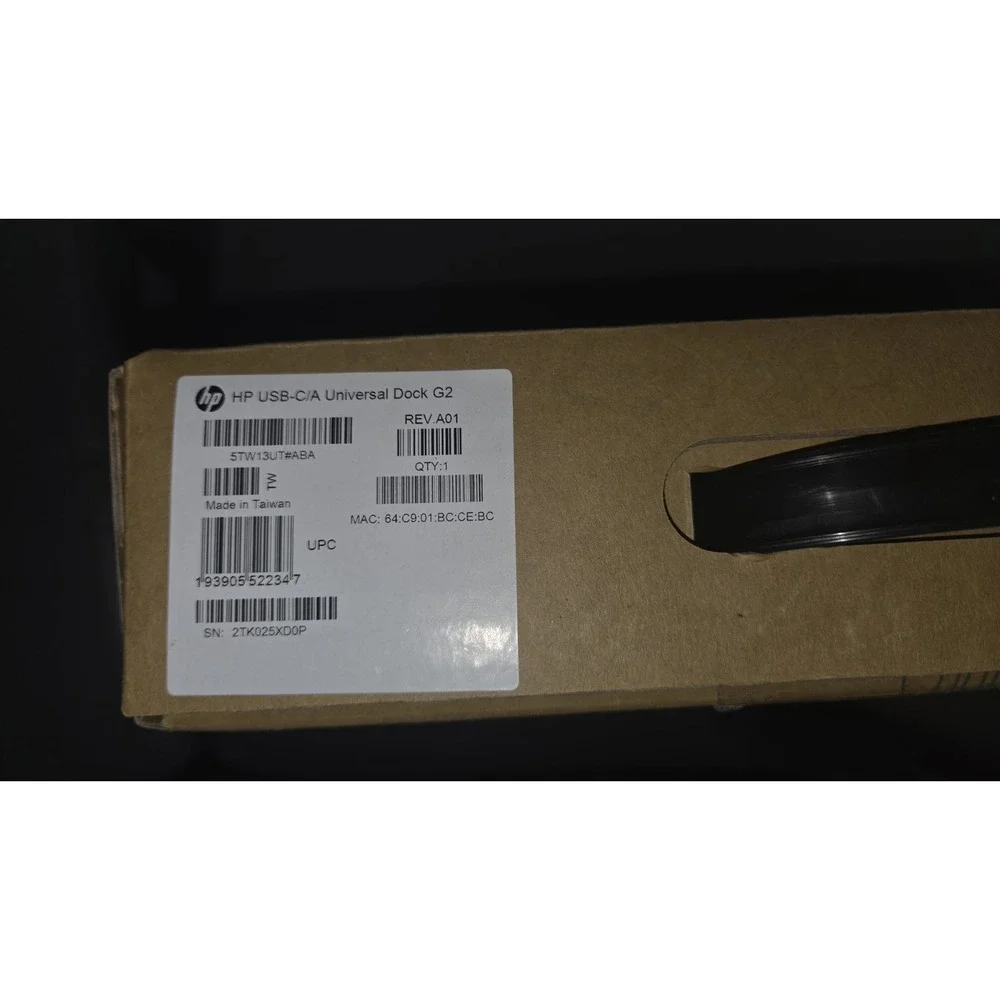 HP USB-C/A Universal Dock G2